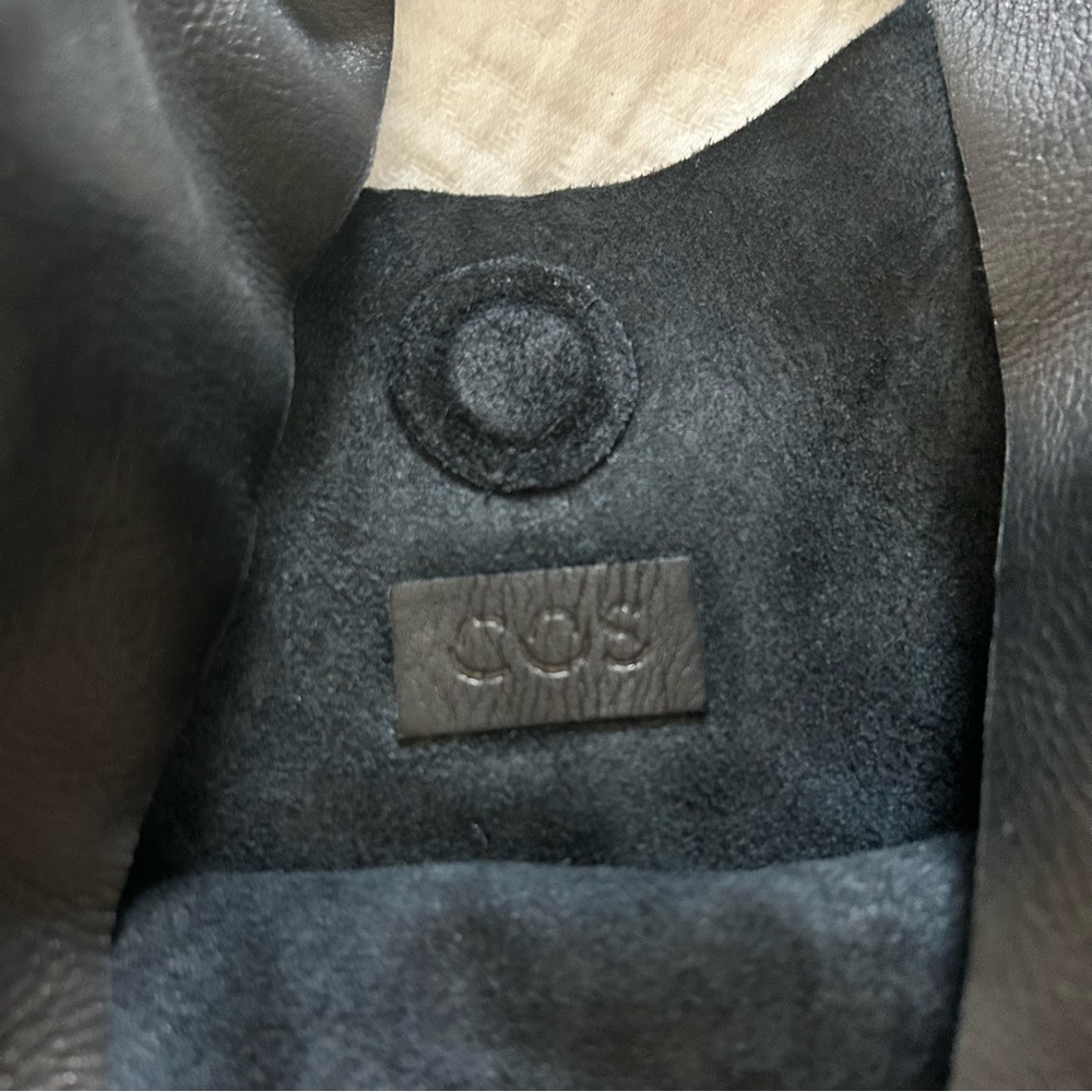 COS leather hobo bag